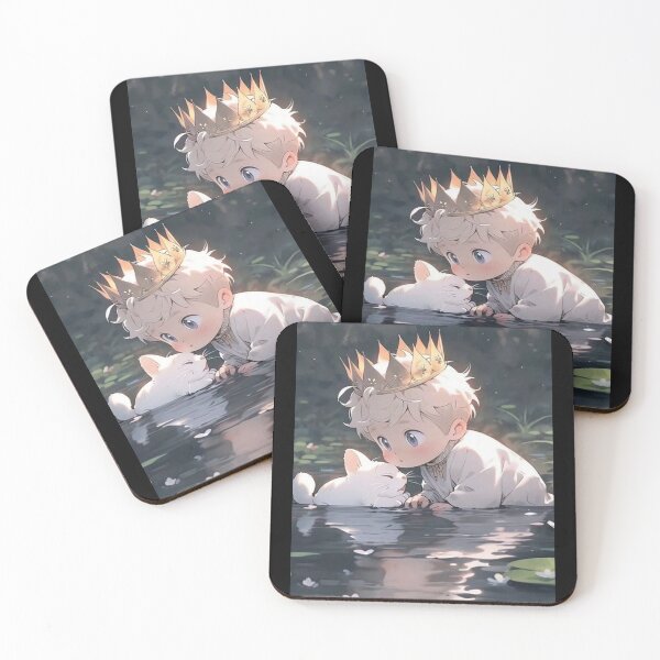 Item preview, Chroma Haven | The White-Haired Child and the Magical Being designed and sold by Trovi.