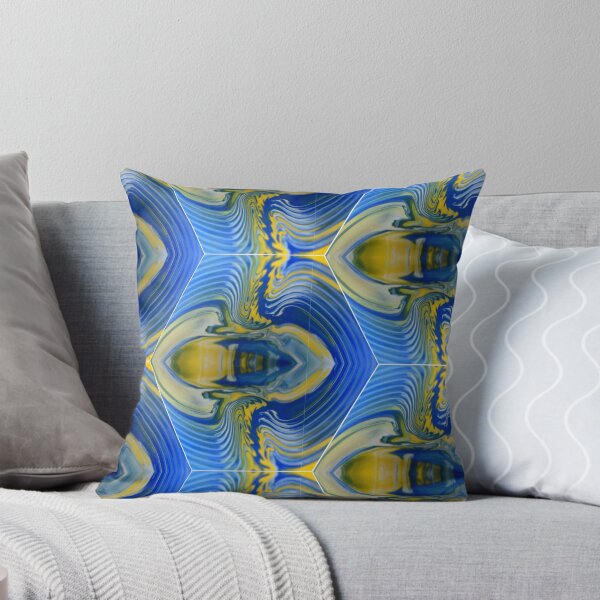 Item preview, Sound Barrier In Blue and Yellow (1457) designed and sold by Lori Kingston.