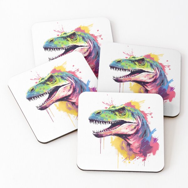 Item preview, Colorful Dinosaur Illustration | A Fun and Creative Way to Add a Touch of the Jurassic Period to Your Home designed and sold by samuelpinzon.