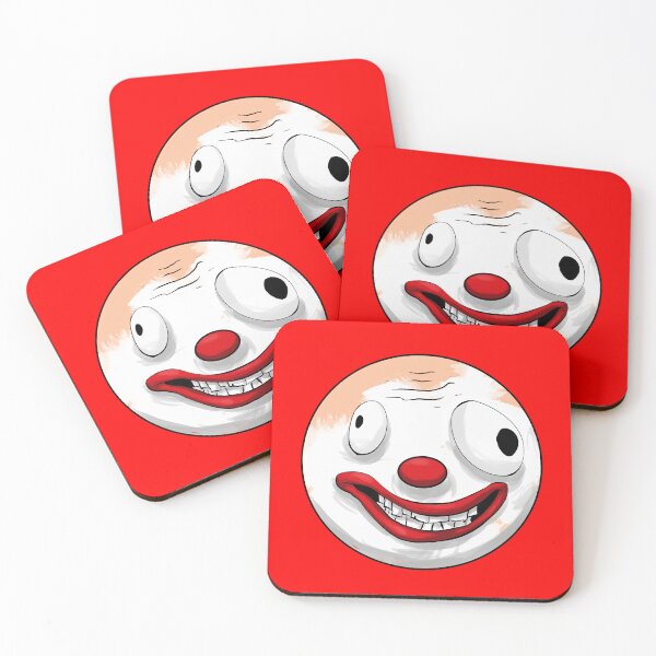 Item preview, Demented Clown Emoji designed and sold by TheWoodsRDark.