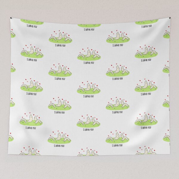 Item preview, I Larva You Funny Larvae Love Puns  designed and sold by punnybone.