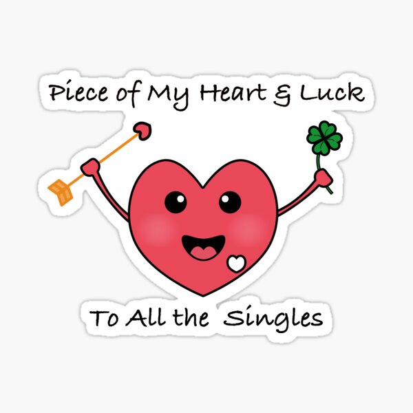Love and Luck Sticker