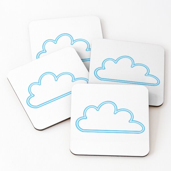 Item preview, Blue Neon Cloud designed and sold by AubCreates.