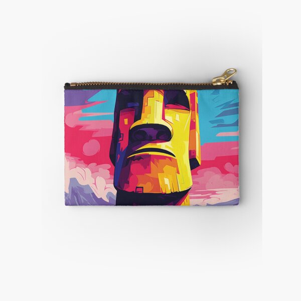 Item preview, A Pop Art Travel Print of Easter Island - Chile designed and sold by StudioRedKoala.