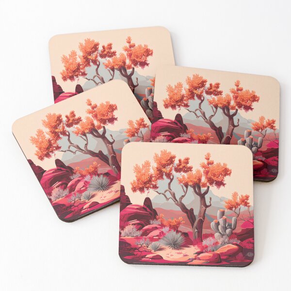 Item preview, Red Cactus Desert Scenery designed and sold by TheArtMage.
