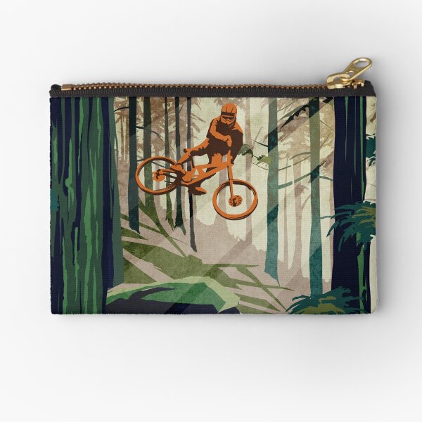 MY THERAPY: Mountain Bike! Zipper Pouch