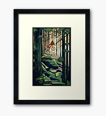 MY THERAPY: Mountain Bike! Framed Print