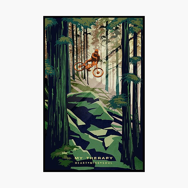 MY THERAPY: Mountain Bike! Photographic Print