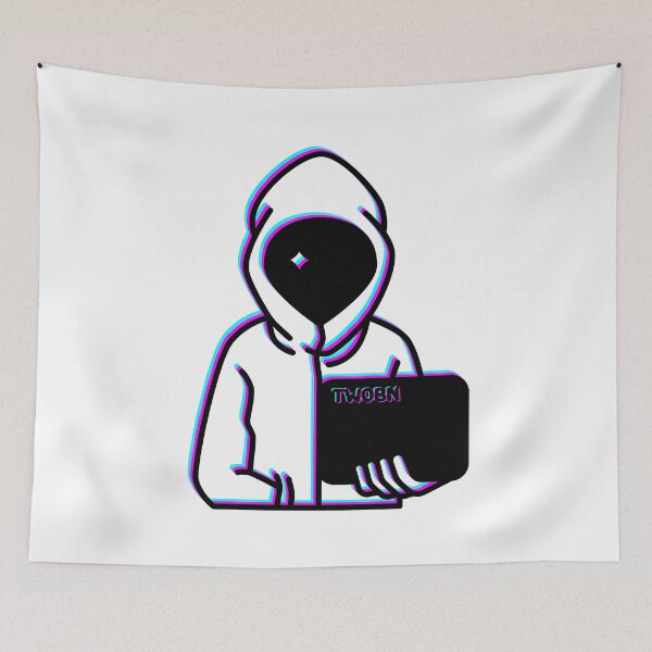 Item preview, Hacker , TwoBN , sci fi , TwoBN logo , logo , Black logo , sky blue and pink in TwoBN logo designed and sold by nickasnick.
