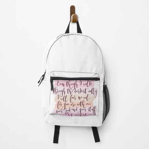 Item preview, Psalm 23 4 Fear No Evil - Pink designed and sold by amazingjoy.
