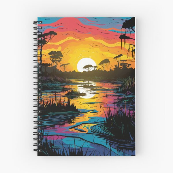 Item preview, A Pop Art Travel Print of the Pantanal - Brazil designed and sold by StudioRedKoala.