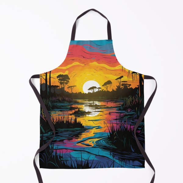 Item preview, A Pop Art Travel Print of the Pantanal - Brazil designed and sold by StudioRedKoala.