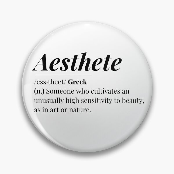 Item preview, Aesthete Word Definition  designed and sold by Feather n'  Ink.