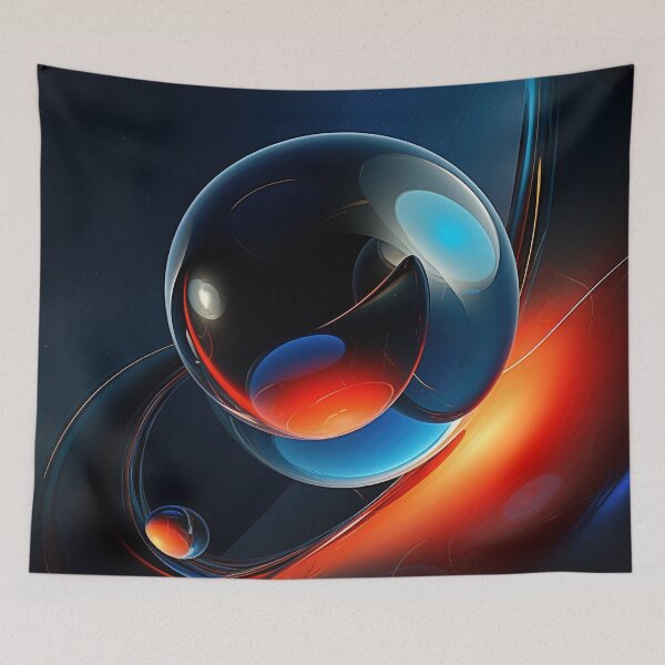 Item preview, Celestial Whirlpool: Abstract Planetary Dance designed and sold by Mullet Monkey.