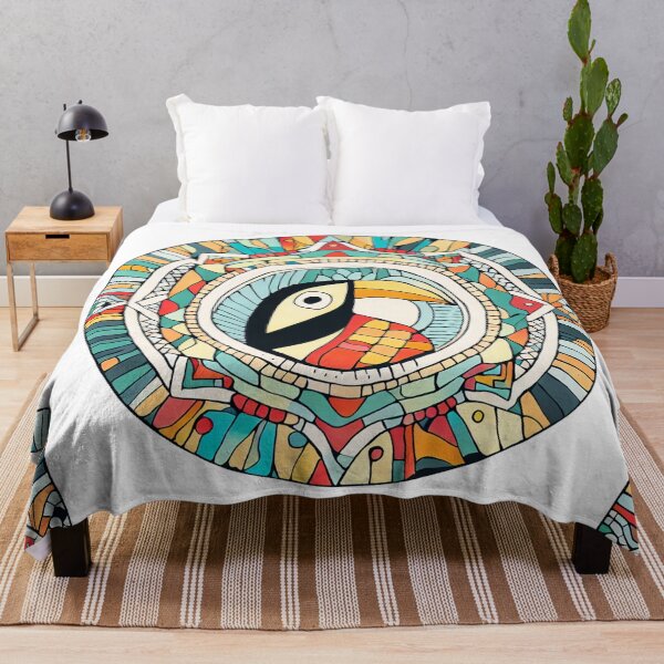 Item preview, Tropical Aura, A Paul Klee-Inspired Toucan Mandala designed and sold by Liscar95.