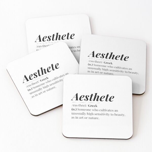 Item preview, Aesthete Word Definition  designed and sold by Feather n'  Ink.