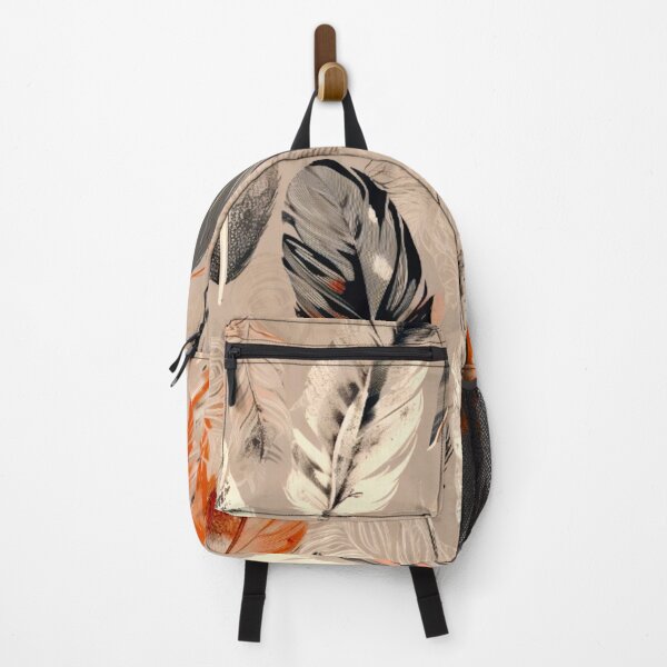 Artikelvorschau, Feathers - Coral, rust, beige, cream, silver 2 entworfen und verkauft von Highlandkings.