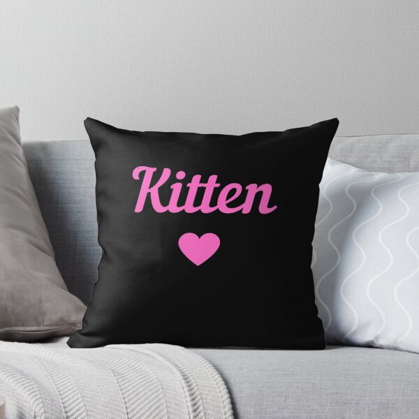 Item preview, Kitten Black and Pink designed and sold by Ninjakandy.