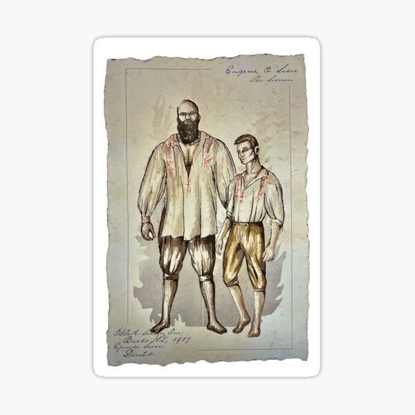 Eugene & Sixie Sticker