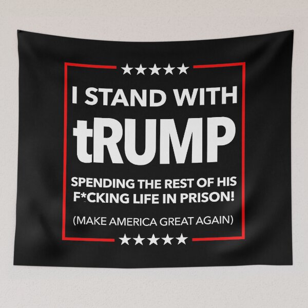 Item preview, (censored) I STAND WITH TRUMP SPENDING THE REST OF HIS LIFE IN PRISON designed and sold by Thelittlelord.