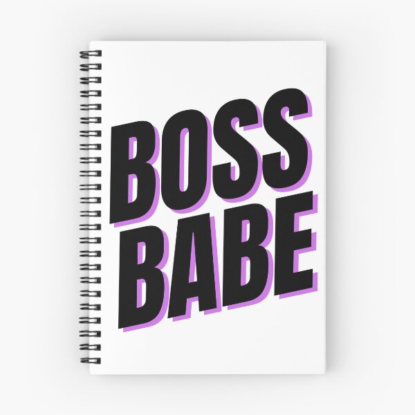 Item preview, Boss Babe Black and Purple designed and sold by Ninjakandy.