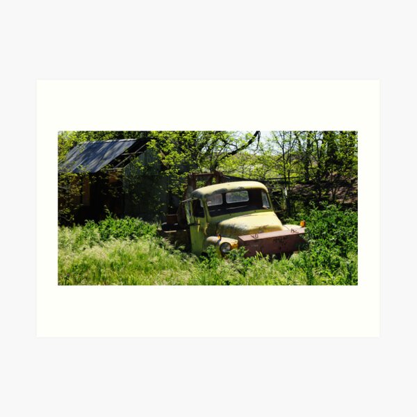 The Old Truck. Art Print