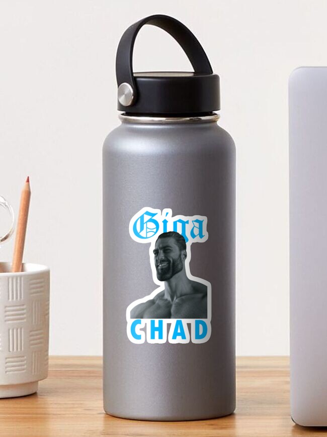 giga chad king basketball' Sticker