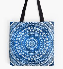Mandala Blue Tote Bag