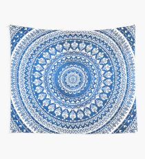 Mandala Blue Tapestry