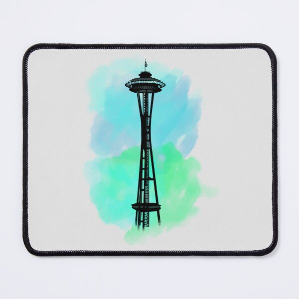 Item preview, Space Needle, watercolor designed and sold by Laceyjae Digital Art.