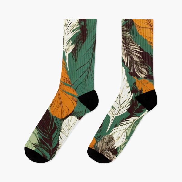 Item preview, Feathers - Forest green, sage, rust, tan, cream designed and sold by Highlandkings.