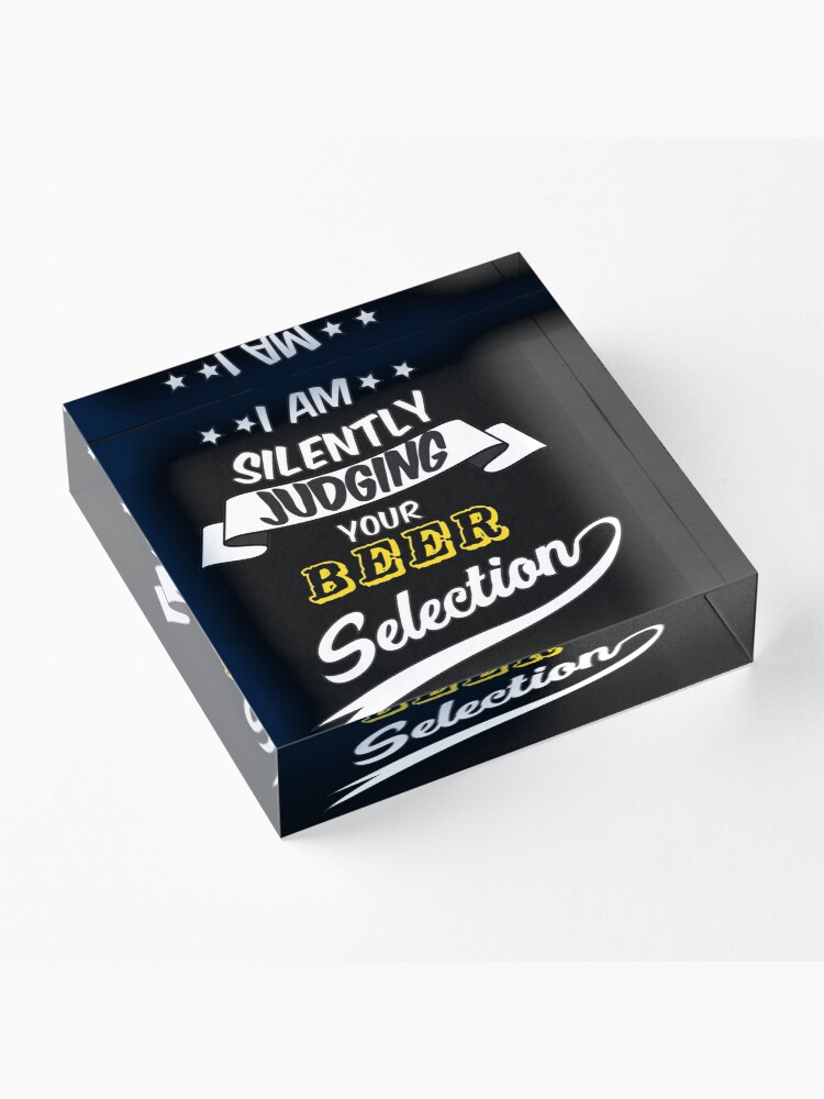 Alternate view of Craft Beer Snob Acrylic Block