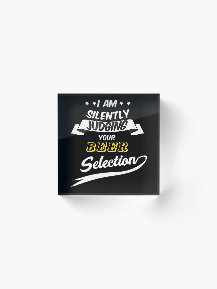 Alternate view of Craft Beer Snob Acrylic Block