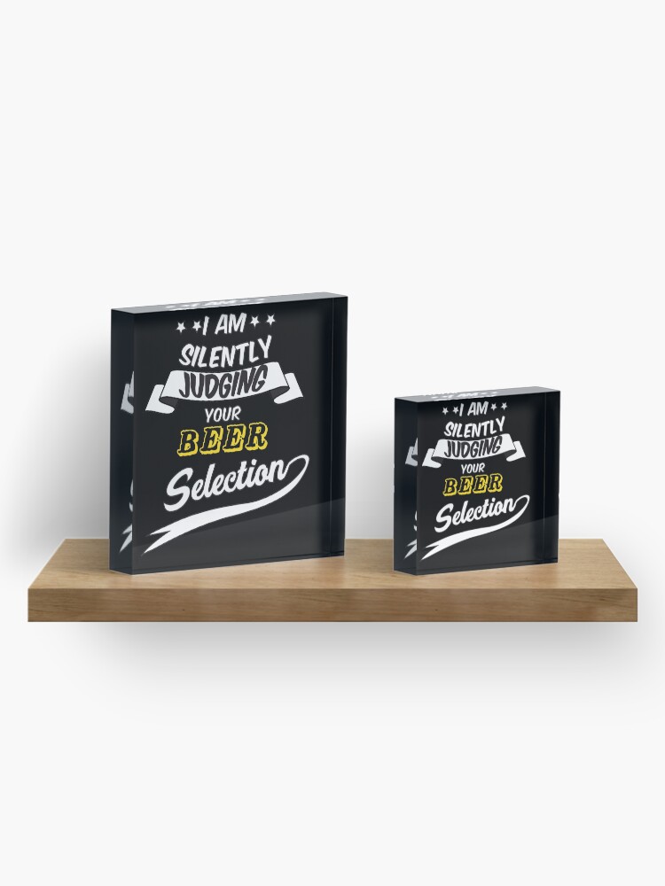 Alternate view of Craft Beer Snob Acrylic Block