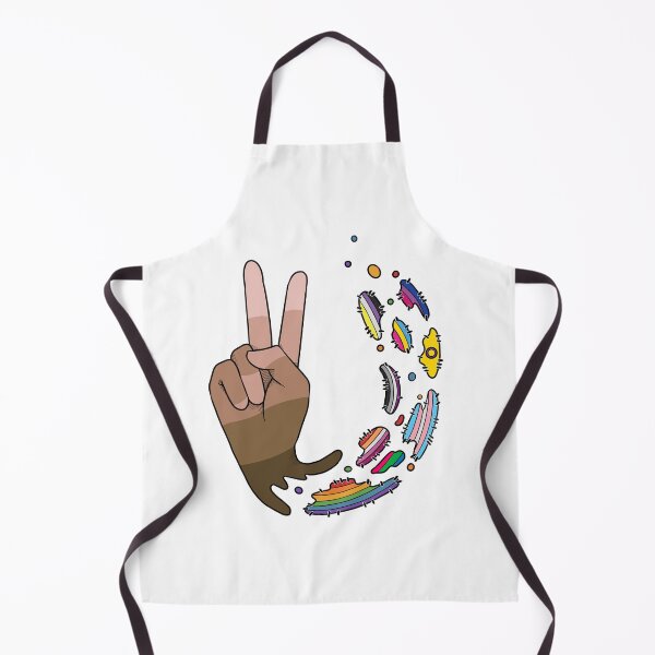Item preview, Pride/BLM peace sign designed and sold by Maybe-A-Robot.