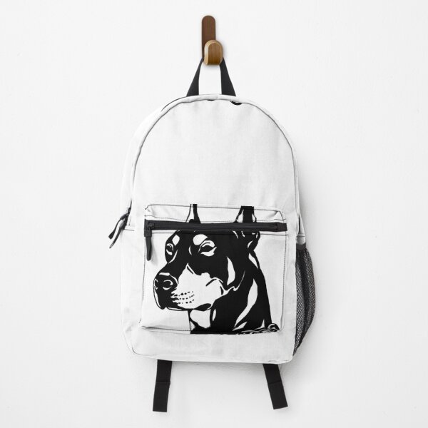 Item preview, Ilustración de dobermann en blanco y negro designed and sold by douglasxz.