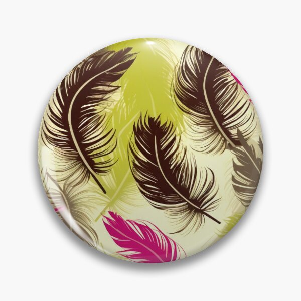 Artikelvorschau, Feathers - Fuchsia, olive green, beige, cream, silver 2 entworfen und verkauft von Highlandkings.