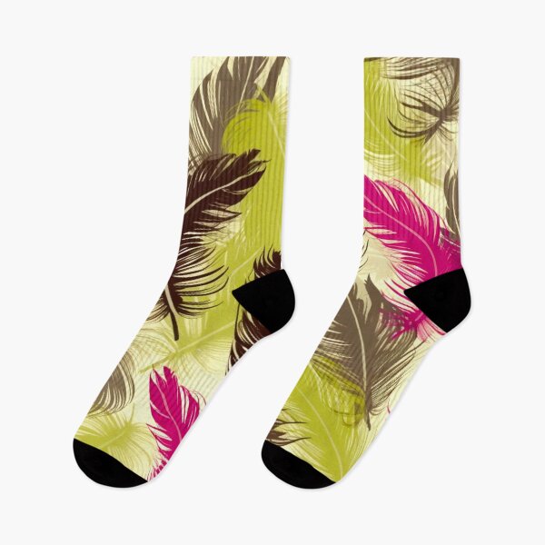 Artikelvorschau, Feathers - Fuchsia, olive green, beige, cream, silver 2 entworfen und verkauft von Highlandkings.