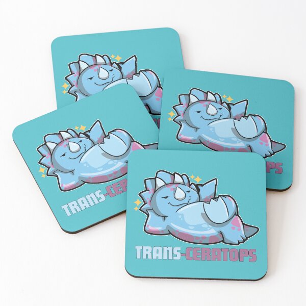 Item preview, Trans-ceratops - Pride Dinosaur designed and sold by The magic  Yellow bus.