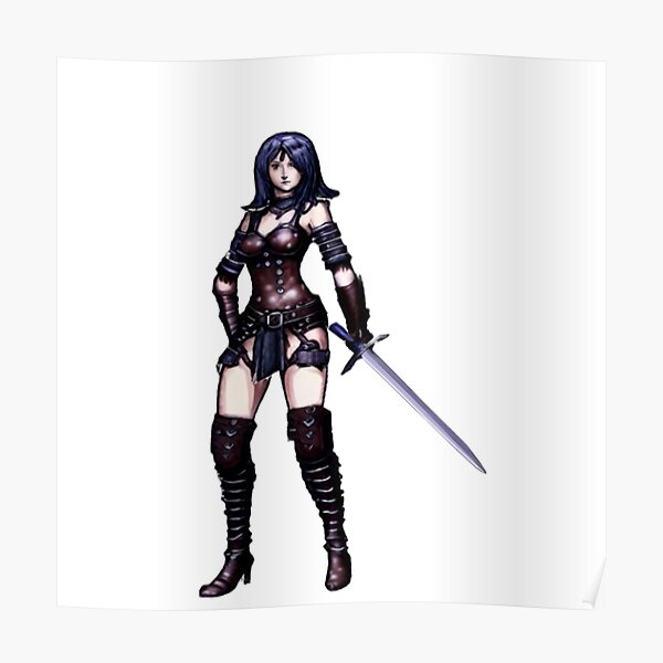 3d Model Fantasy Girl Warrior Anime By Zadia