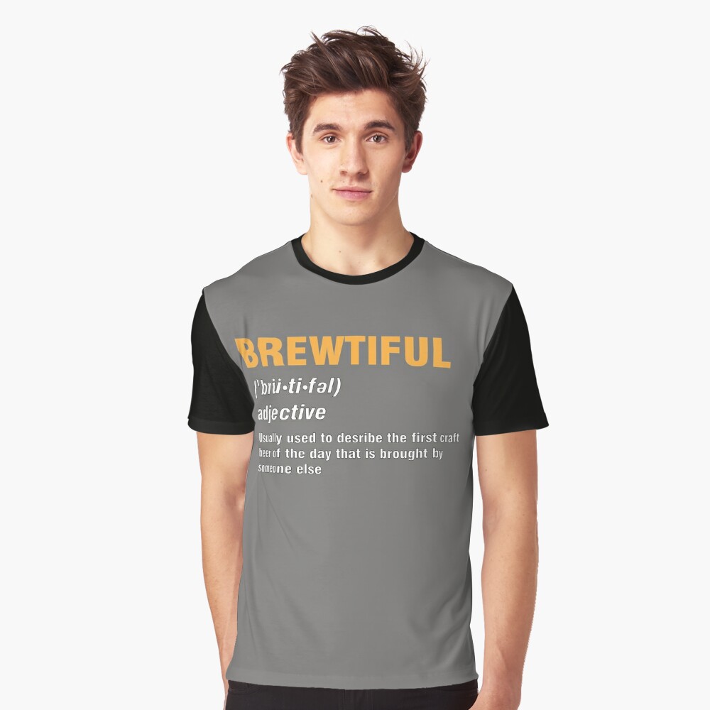 Craft Beer T-Shirt Hoptimistric Definition Brewers Drinkers