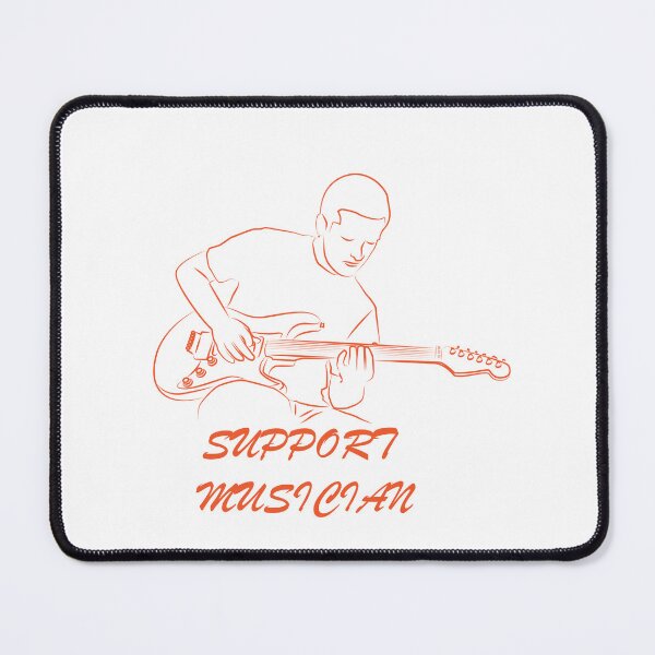 Item preview, Support Musicians man playing guitar designed and sold by MortalRight.