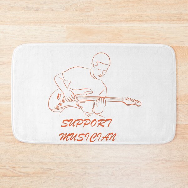 Item preview, Support Musicians man playing guitar designed and sold by MortalRight.
