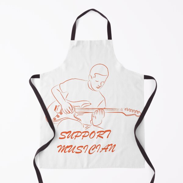 Item preview, Support Musicians man playing guitar designed and sold by MortalRight.