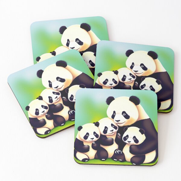Item preview, Panda Family Bond- Artwork designed and sold by tezoicelv.