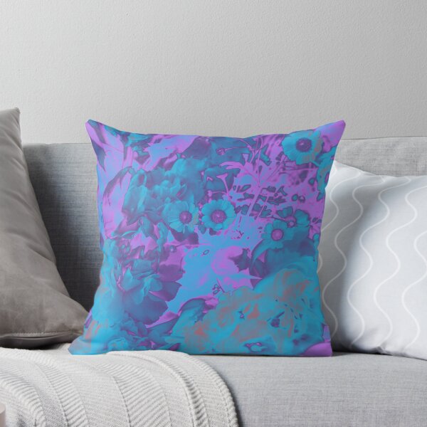 Item preview, Color Trip Flowers in Purple and Blue designed and sold by Trish Dish.