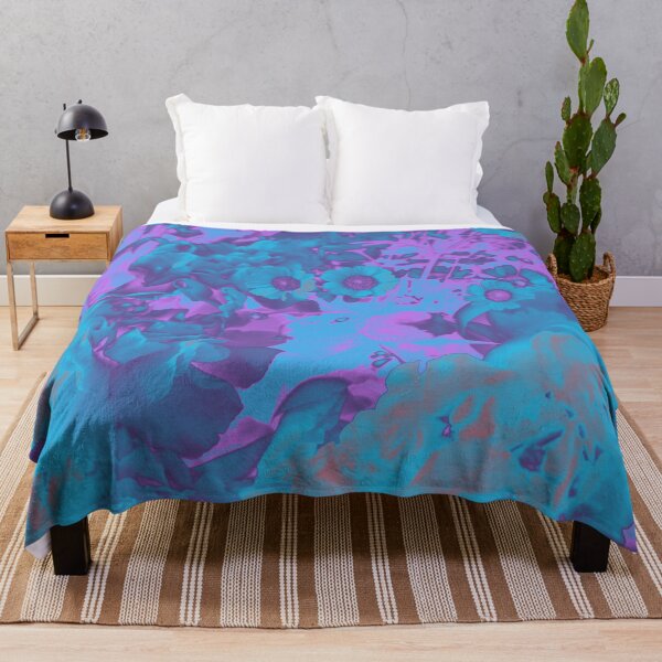 Item preview, Color Trip Flowers in Purple and Blue designed and sold by Trish Dish.