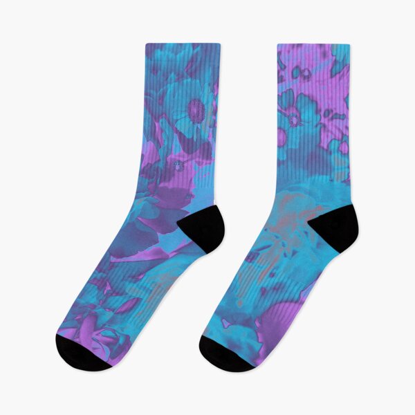 Item preview, Color Trip Flowers in Purple and Blue designed and sold by Trish Dish.