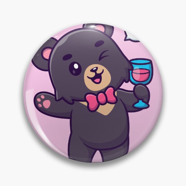 Item preview, Cute Black Bear Drinking Juice - Cartoon Vector Icon Illustration designed and sold by hjian8219.