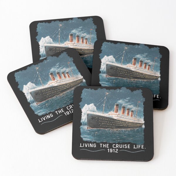 Item preview, LIVING THE CRUISE LIFE - 1912, Atlantic Ocean, Marine, Iceburg designed and sold by Sun Sand & Sea Art.